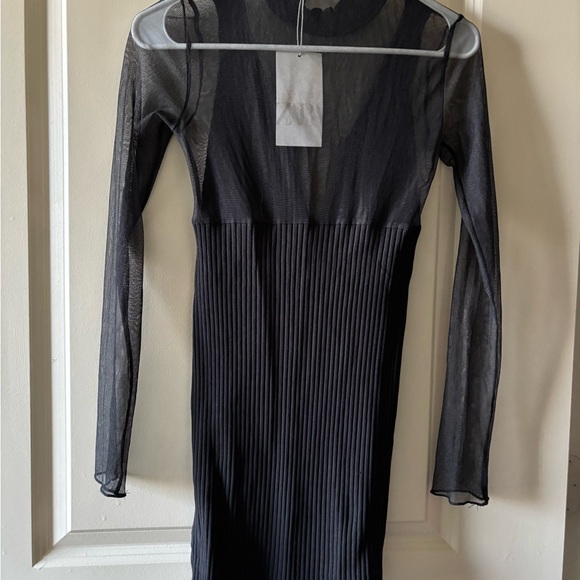 COMBINATION TULLE DRESS - ZARA - Picture 4 of 9